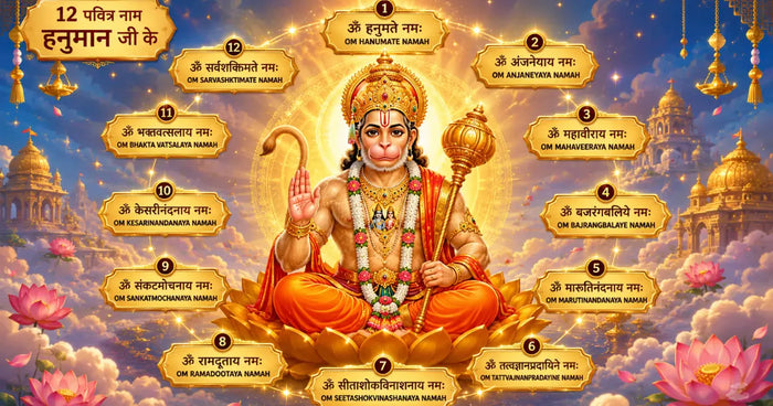 12 Names of Hanuman with Meaning