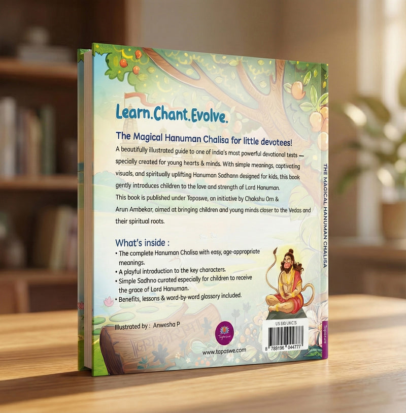 Magical Hanuman Chalisa for Kids in English with Beautiful Illustrations (Ages 3 to 12)