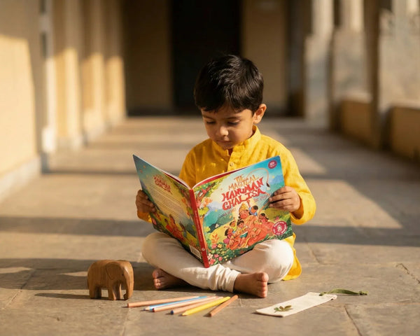 Magical Hanuman Chalisa for Kids in English with Beautiful Illustrations (Ages 3 to 12)